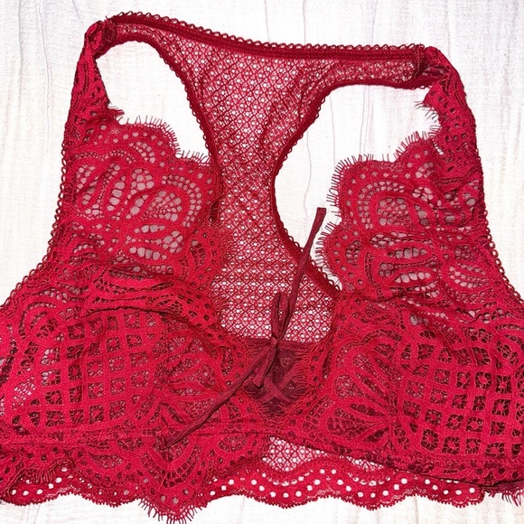 Victoria's Secret Other - Victoria’s Secret unlined lace up bralette size Med